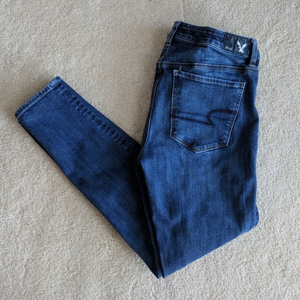 AE High Rise Jeggings, 6 Short